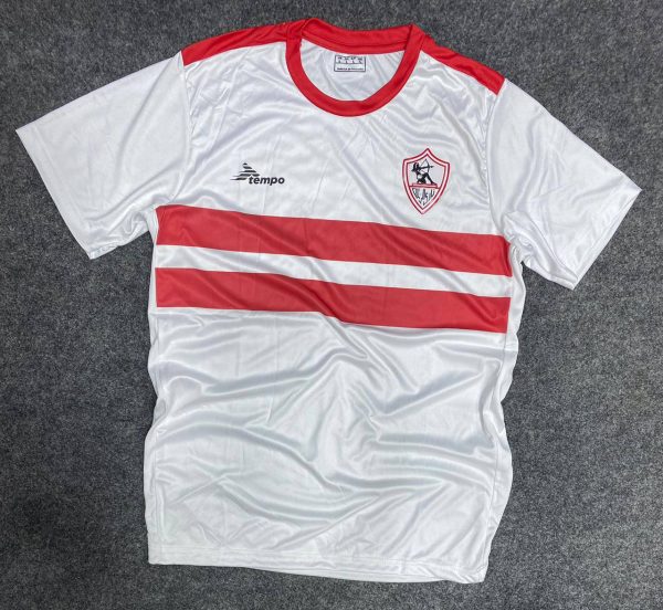 تيشيرت الزمالك الجديد الابيض الاساسى