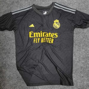 تيشيرت ريال مدريد الاسود البلاير اديشن